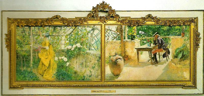 Carl Larsson vinet China oil painting art